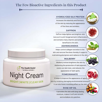 The Health Healer Brightening & Glowing Night Cream 💯(Guaranteed Results)